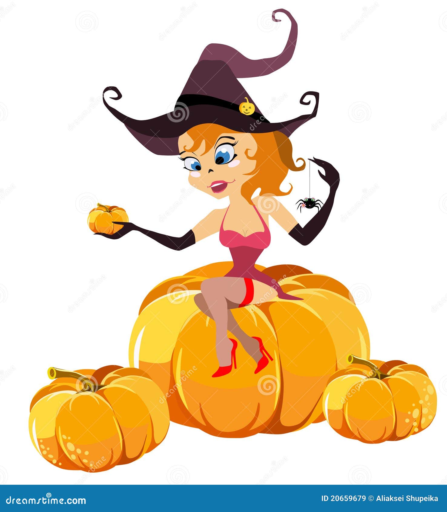 Small pretty witch stock vector. Illustration of halloween - 206596791290 x 1300