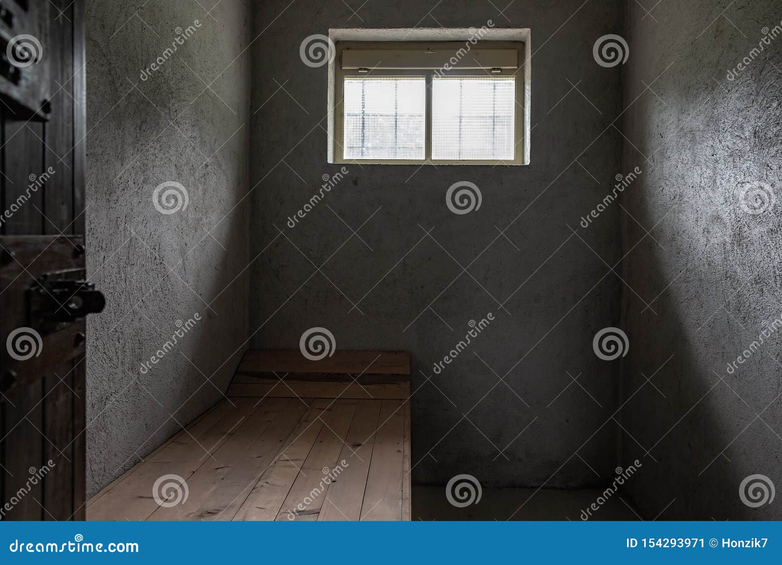 Small Prison Concrete Cell Stock Image Image Of Alone 154293971