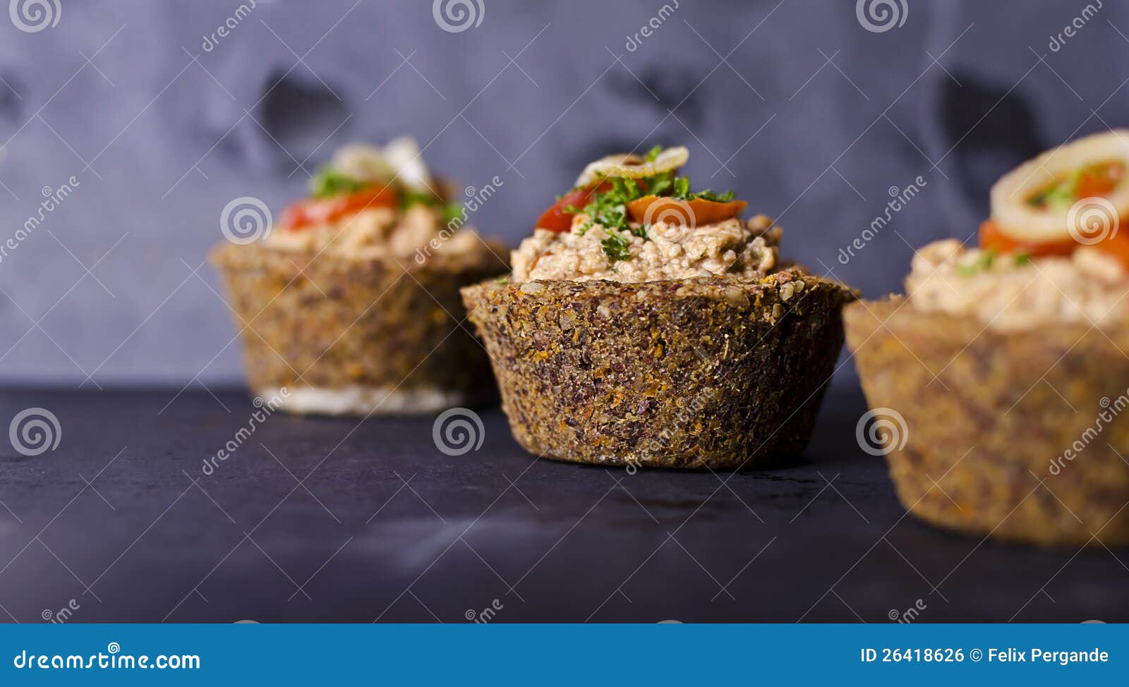Small raw food quiche stock photo. Image of delicious 26418626