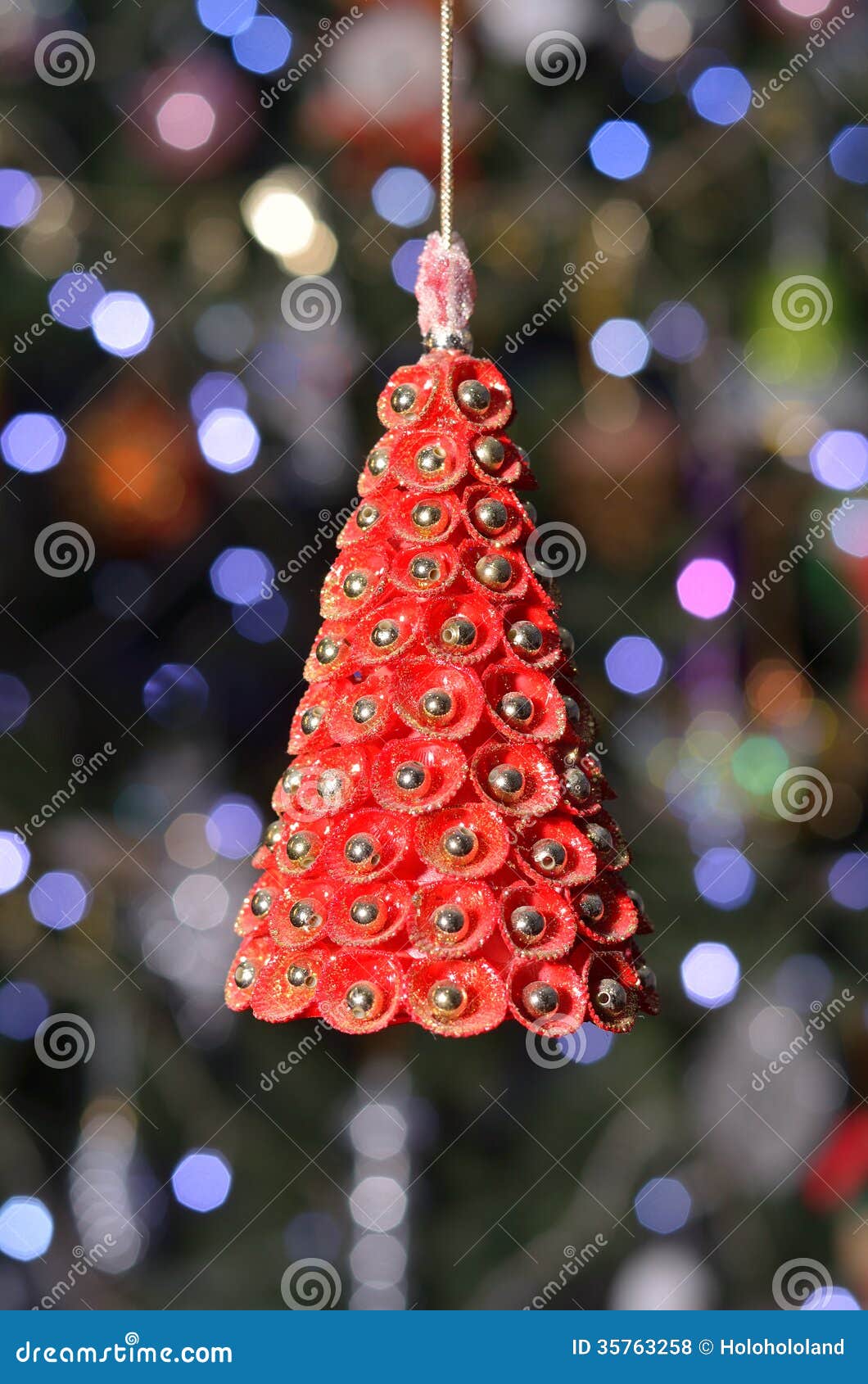 Small red christmas tree stock photo. Image of ornament 35763258