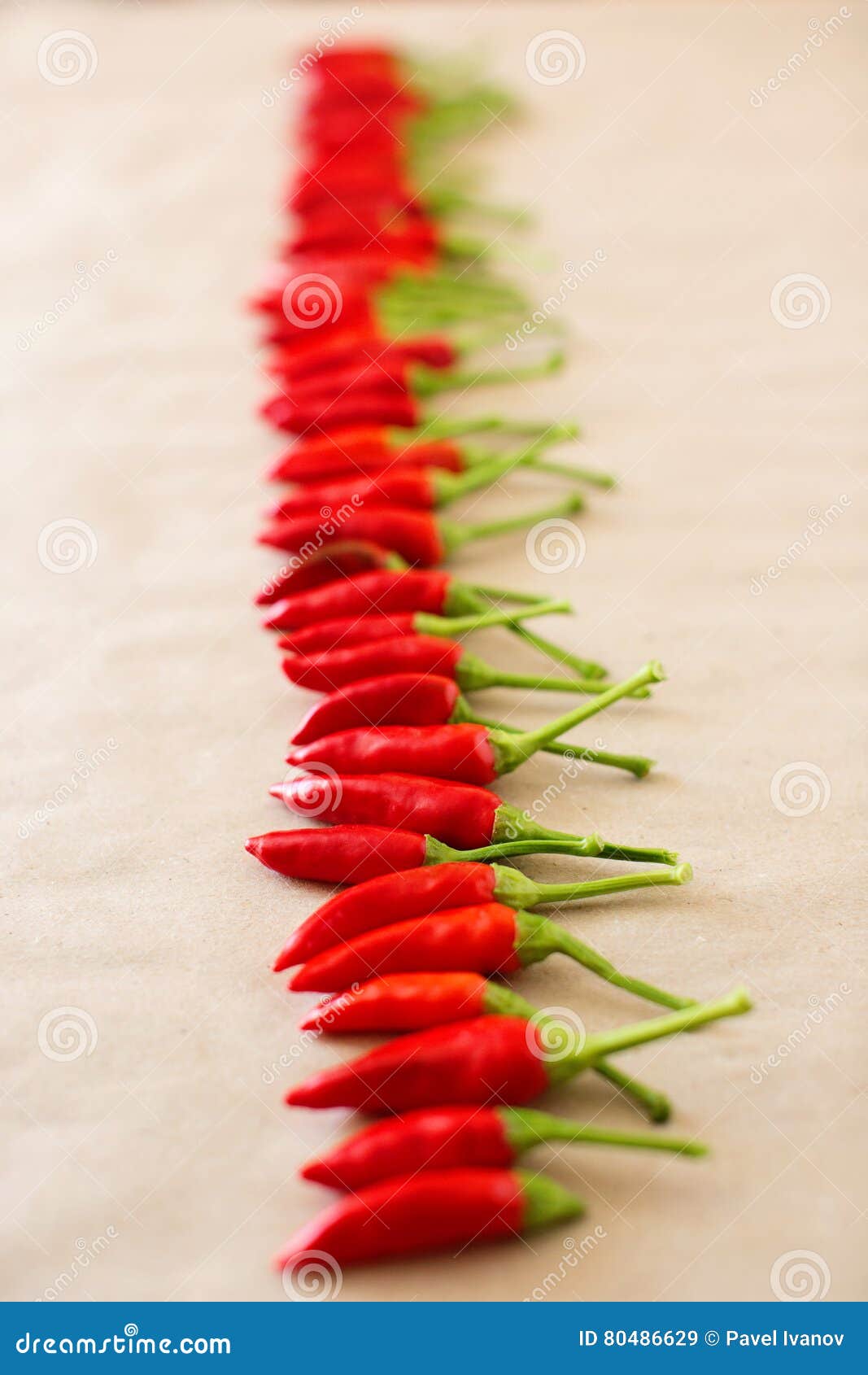Small Red Hot Chilli Peppers. Stock Image Image of color, kitchen