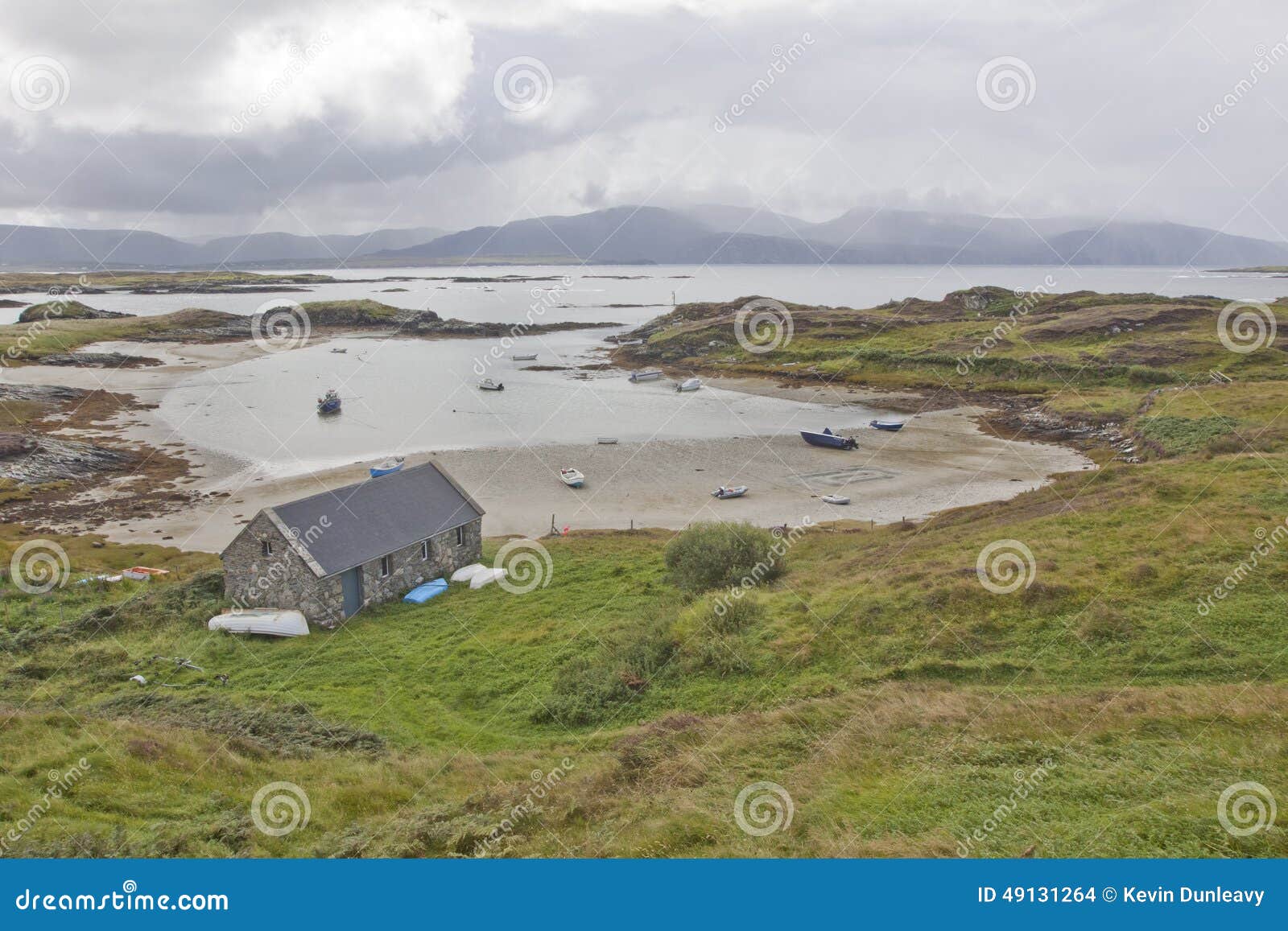 A Small Secluded Bay In Ireland Stock Photo - Image: 49131264