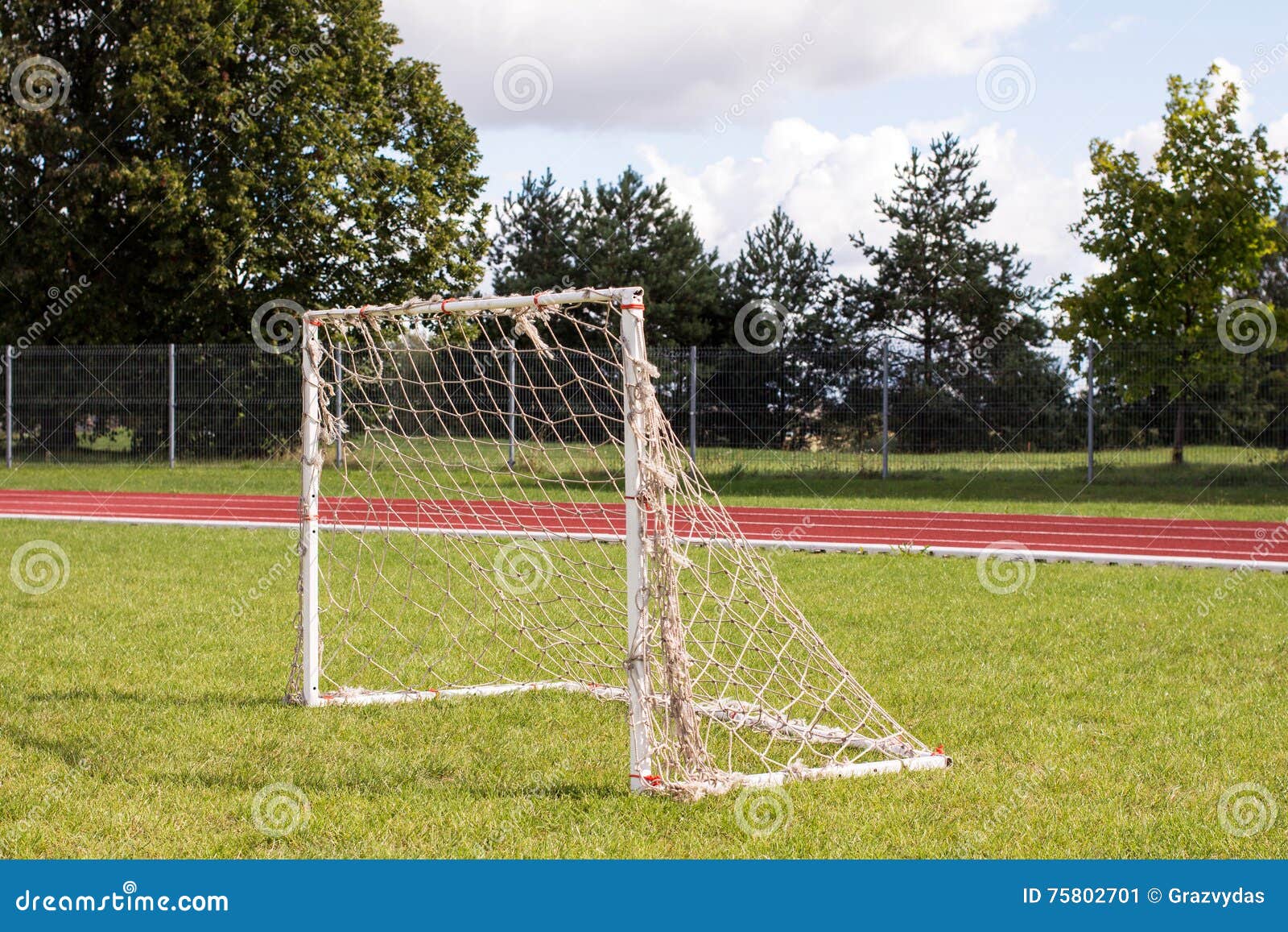 Small Soccer Gates Stock Photo 75802701