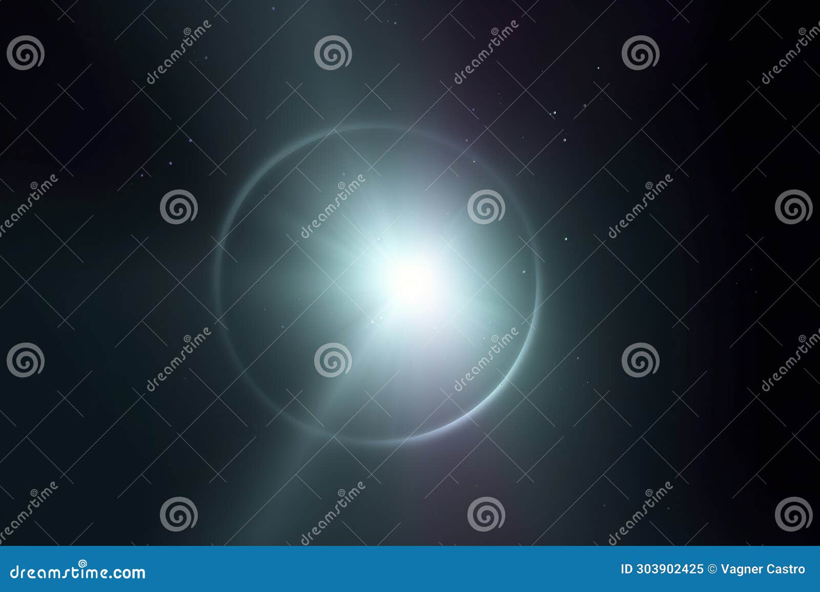 Soft Light Effect for Overlay with Copy Space. Stock Illustration