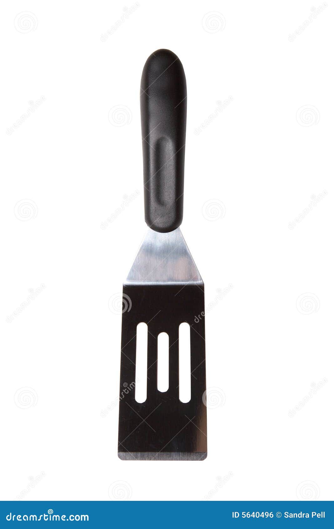 Small Spatula. Isolated on White + Clipping Path Stock Photo Image of