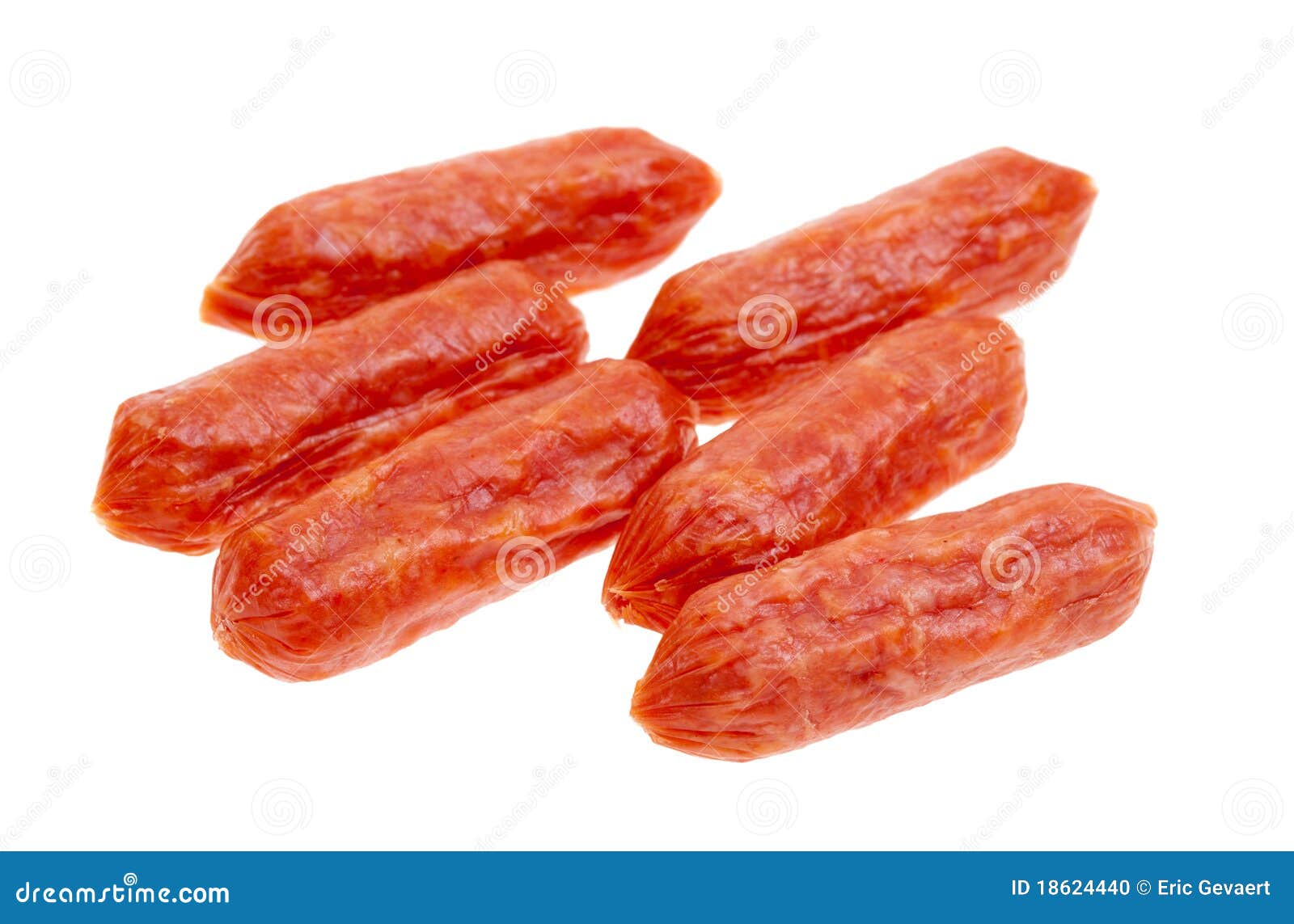 Small Spicy Salami Snacks Isolated Stock Photo Image of nutritious