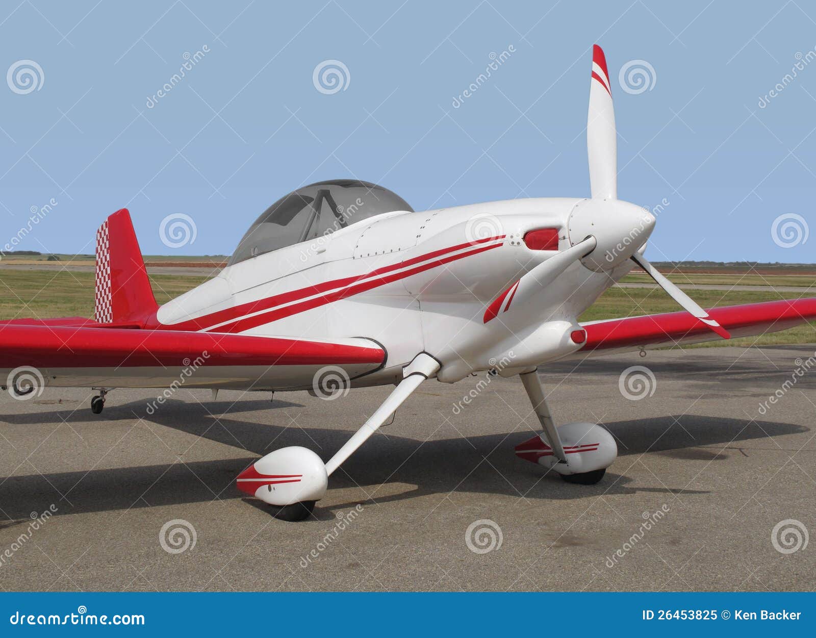 small sport aerobatic sport airplane.