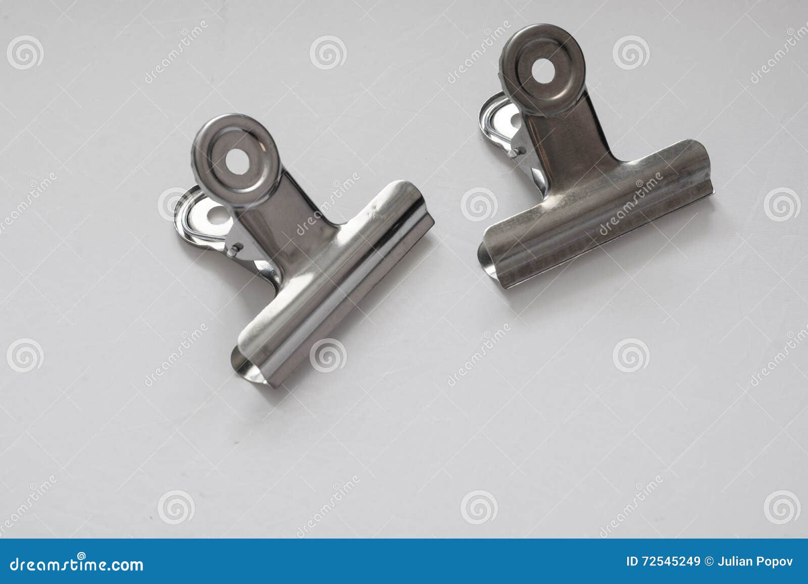 Small Spring Clamps Made of Metal Stock Image Image of isolated, maintain 72545249