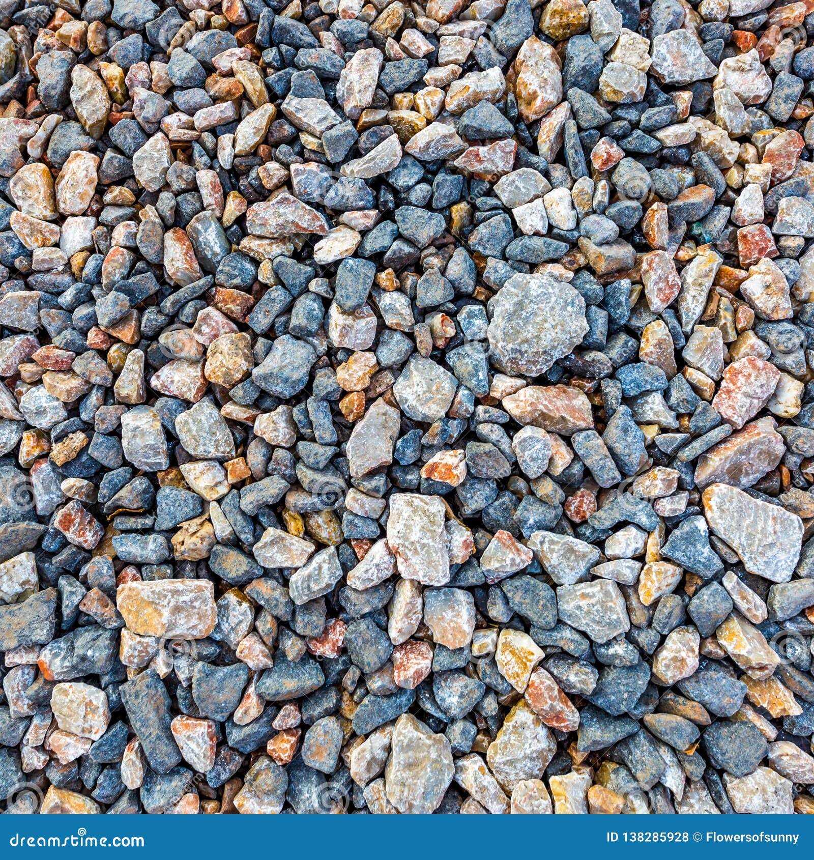 Small Rocks, Railroad Rocks. Natural Texture Background Stock Photo - Image  of jagged, construction: 138285928
