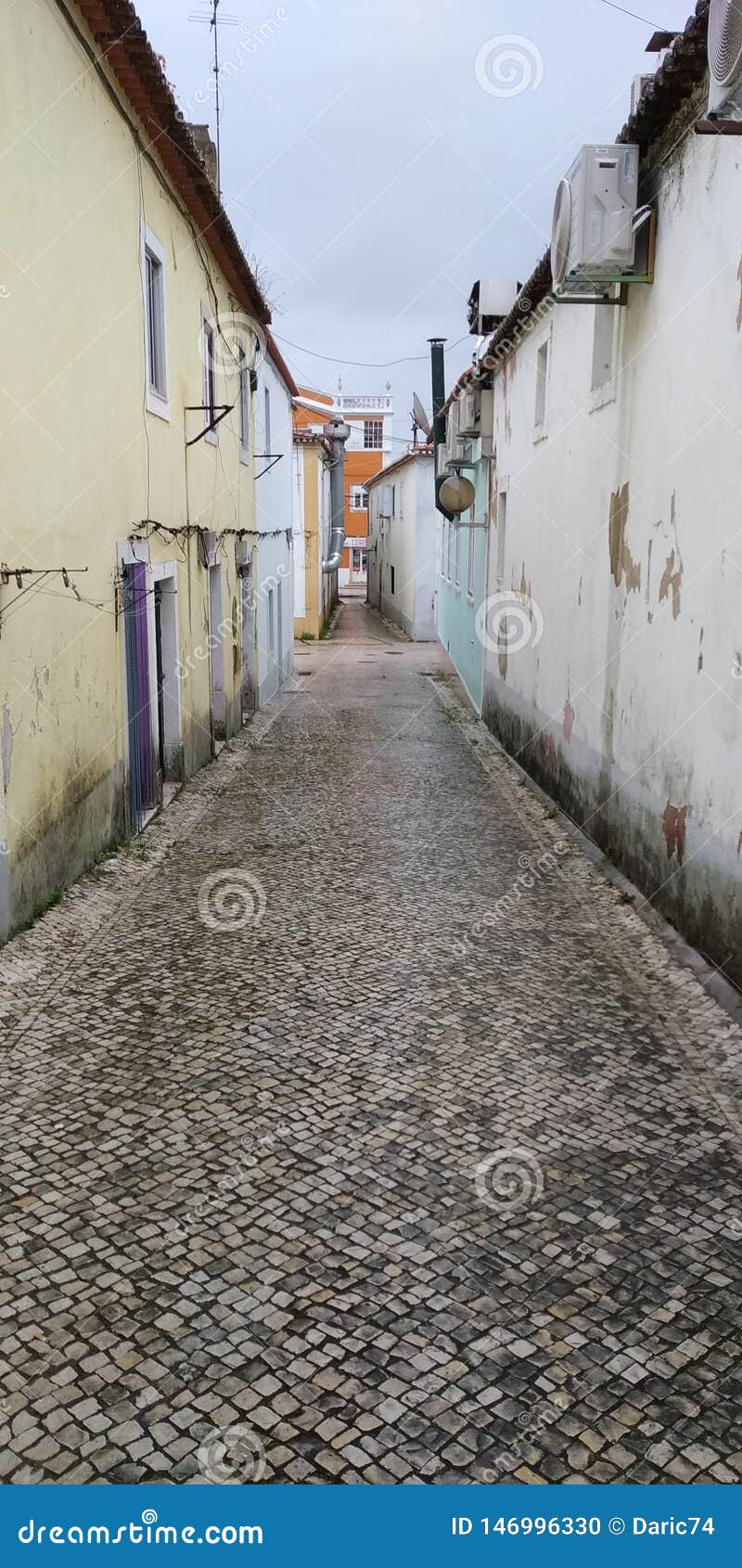 small street in loures, portugal