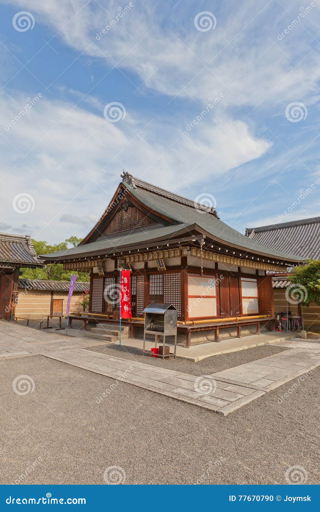 small subordinate temple in toji temple of kyoto. unesco site