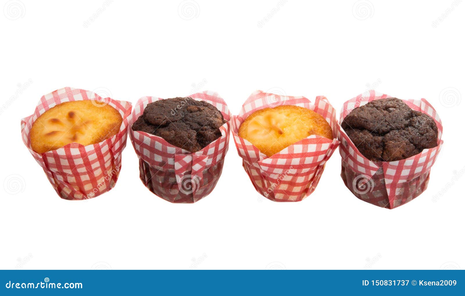 Small Swiss Muffins Isolated Stock Image Image of paper, vanilla 150831737