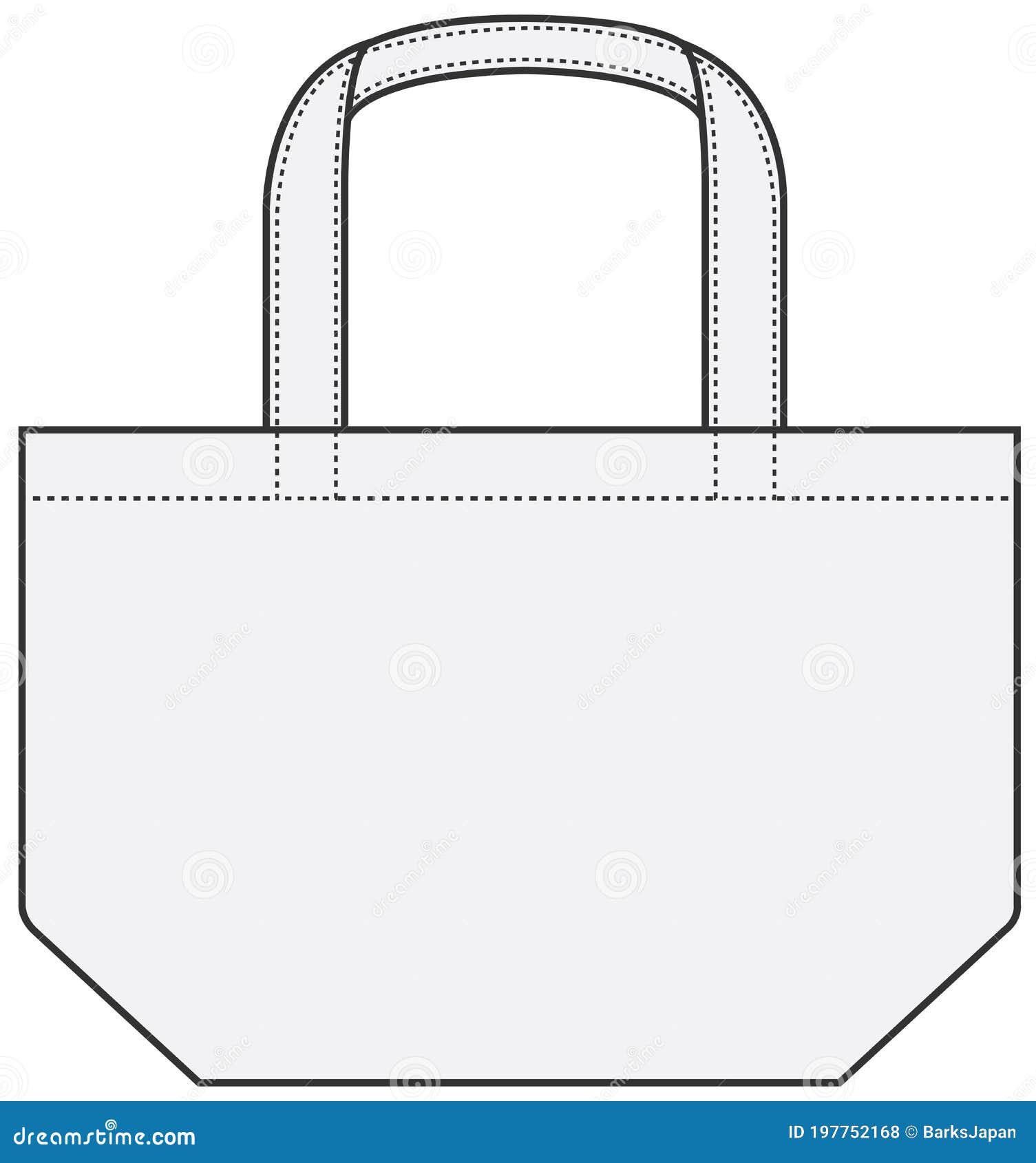 Vector template of tote bags | Drawing bag, Bags, Bag illustration