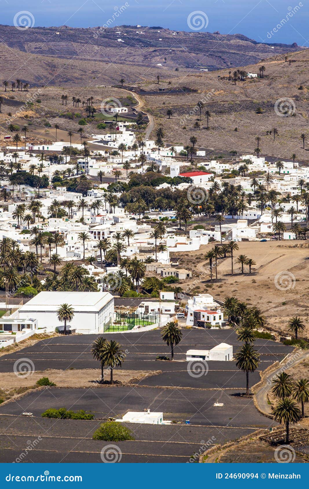 small town of haria in lanzarote