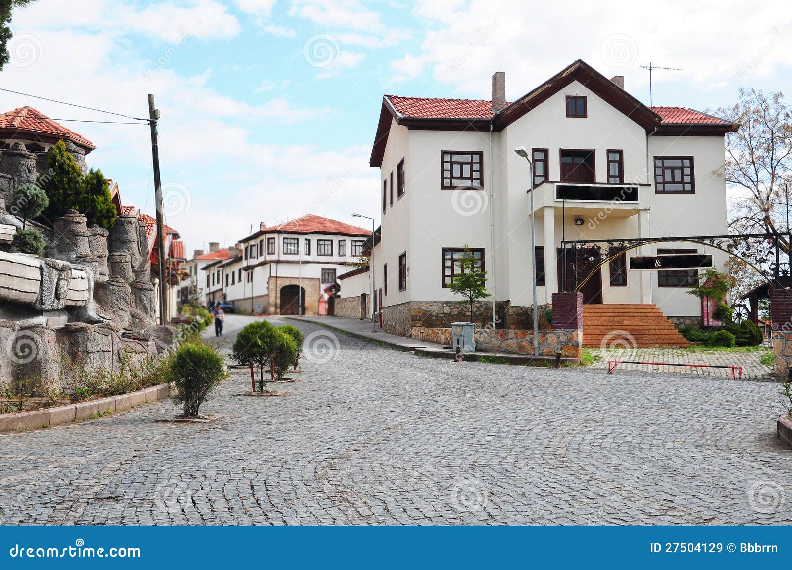Small town in Turkey stock image. Image of exterior, anatolian 27504129