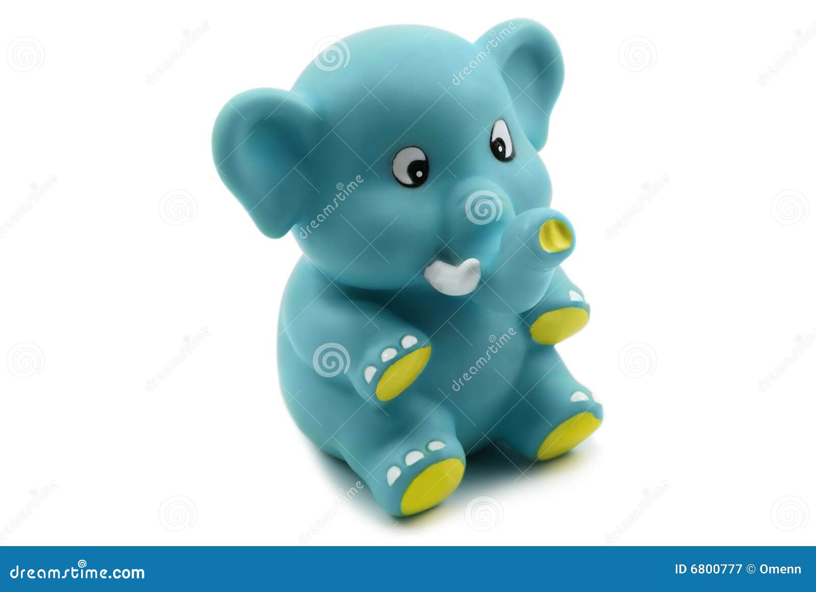 Small toy elephant stock image. Image of play, close, paint 6800777
