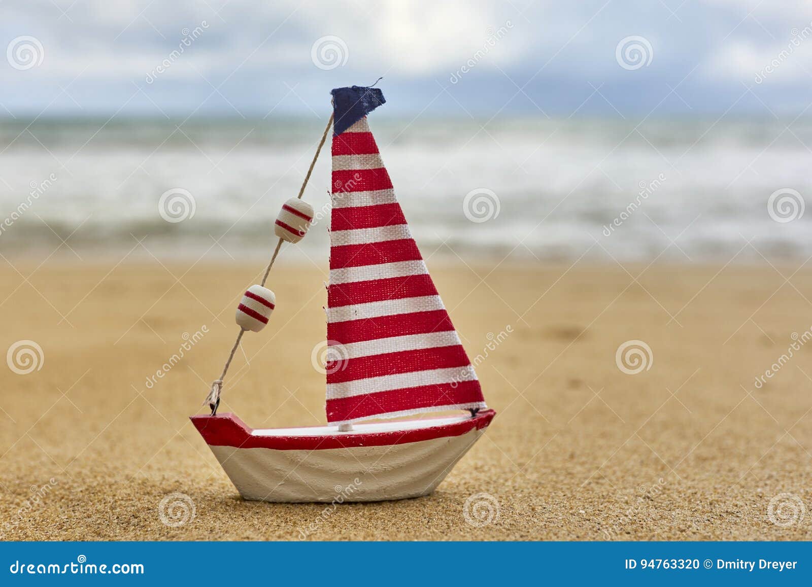 small wooden boat toy