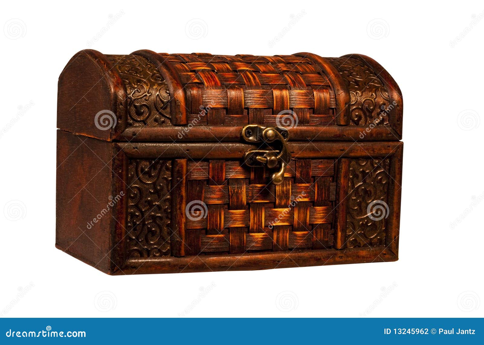 Small Treasure Chest Isolated Stock Photo Image of clipping, wood