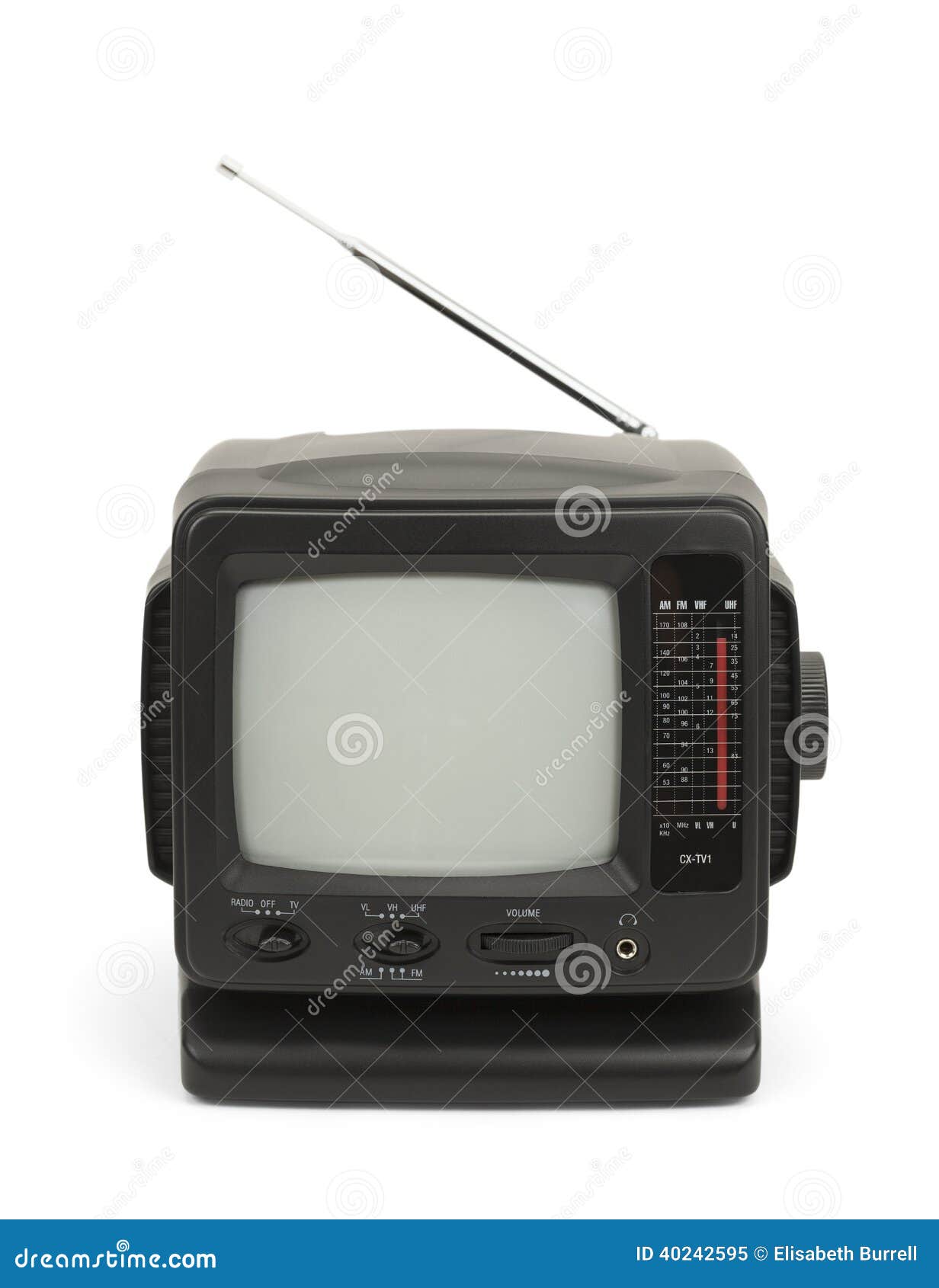 Small TV stock image. Image of information, horizontal - 40242595