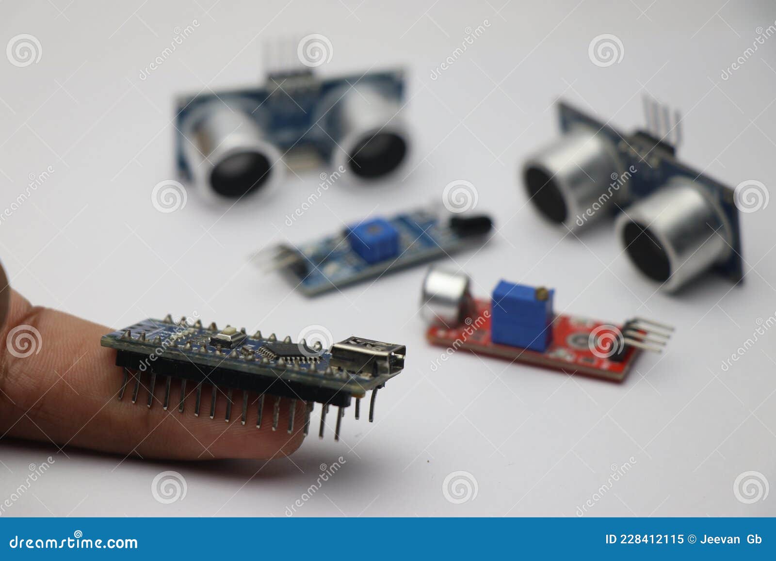 Programmable Micro Controller Board Controlling Illumination Of LED ...