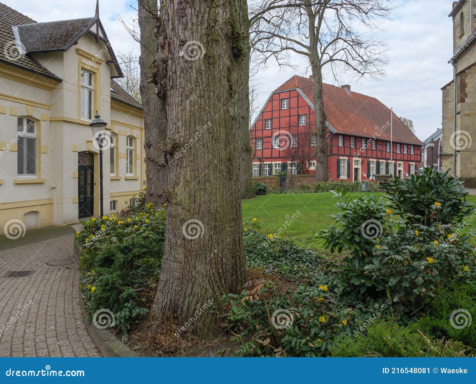 The Small Village of Darup in Westphalia Stock Image Image of travel