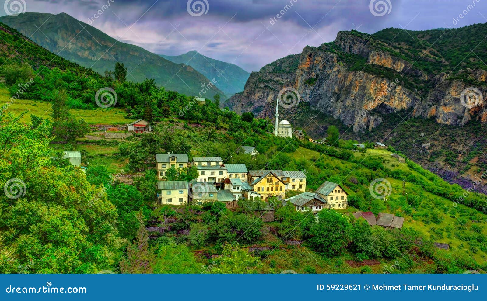small villages of blacksea region of anatolia, turkey