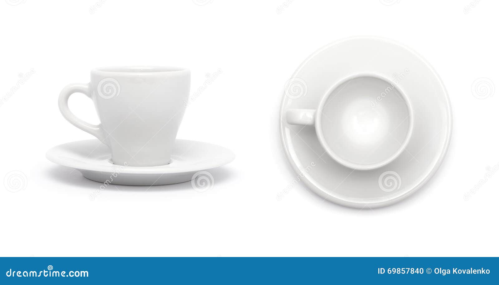 Small white coffee cup stock photo. Image of coffee, ceramic 69857840