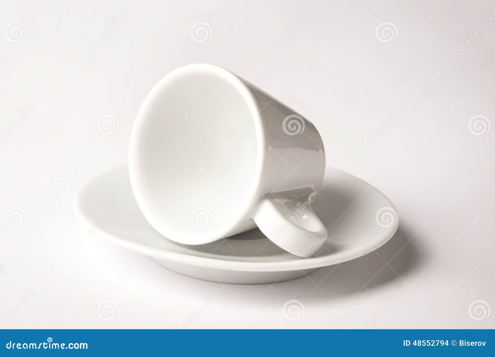 Small White Coffee Cup Isolated on White Stock Photo Image of