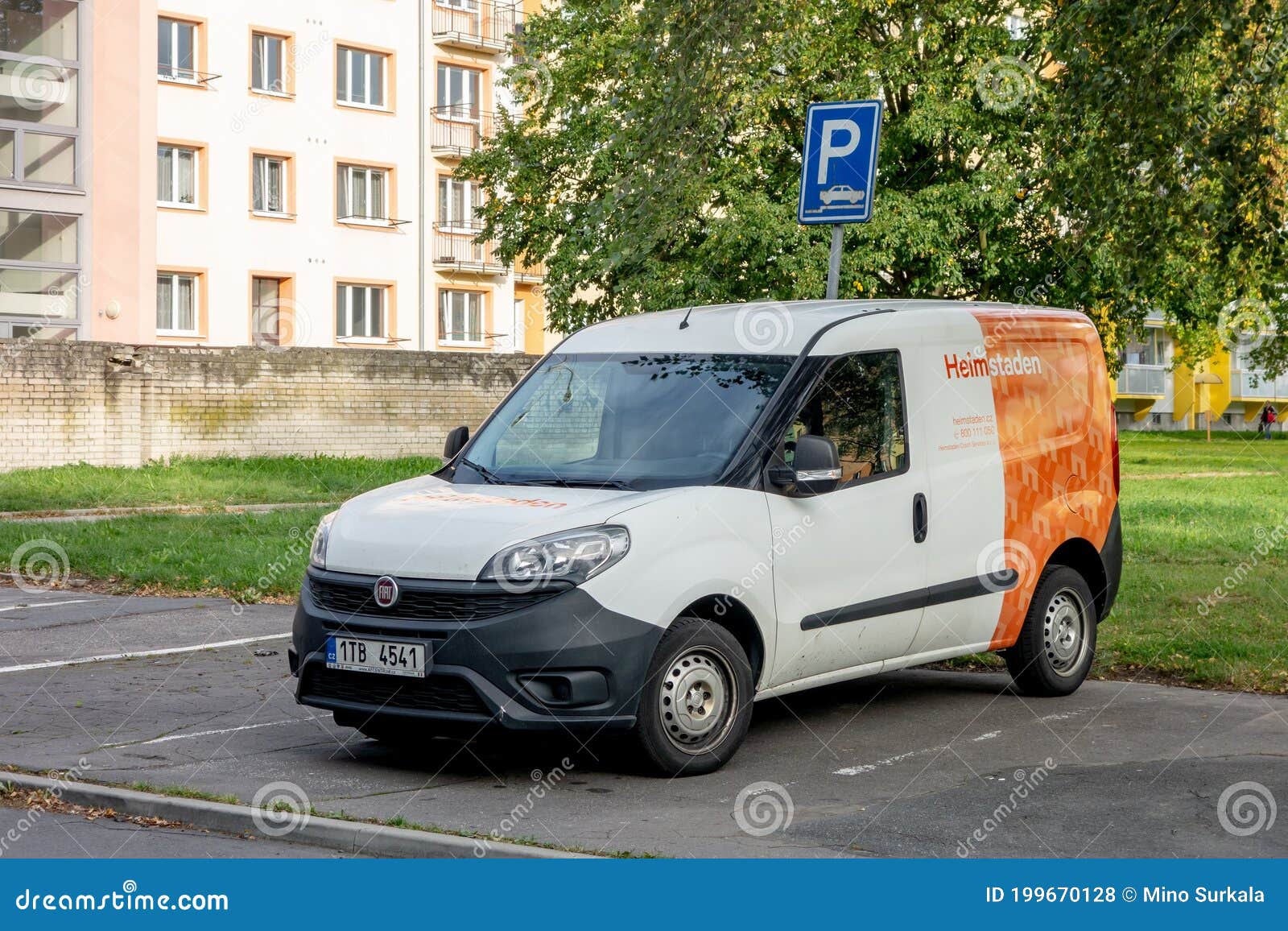 small white vans