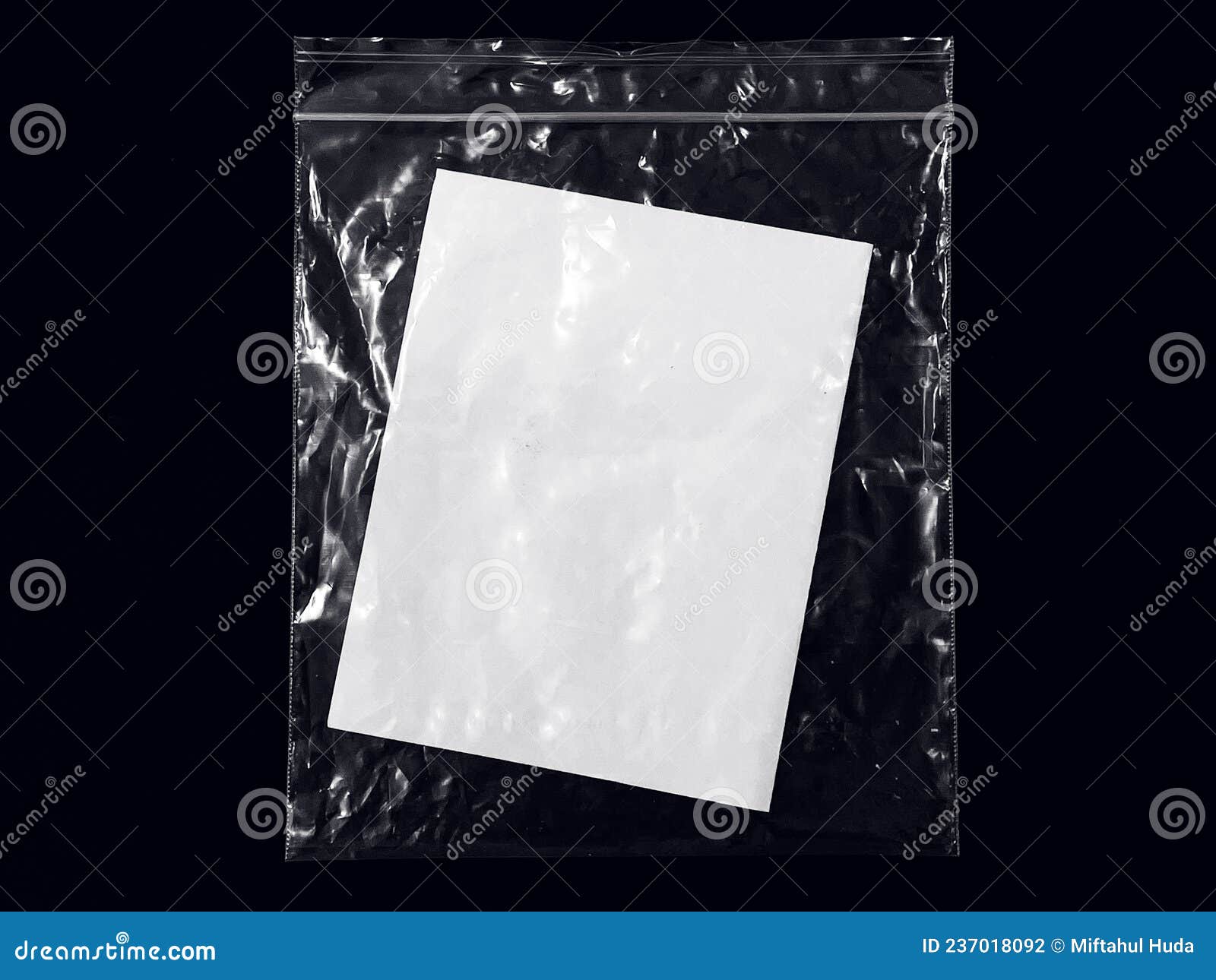 White plastic bag element transparent png