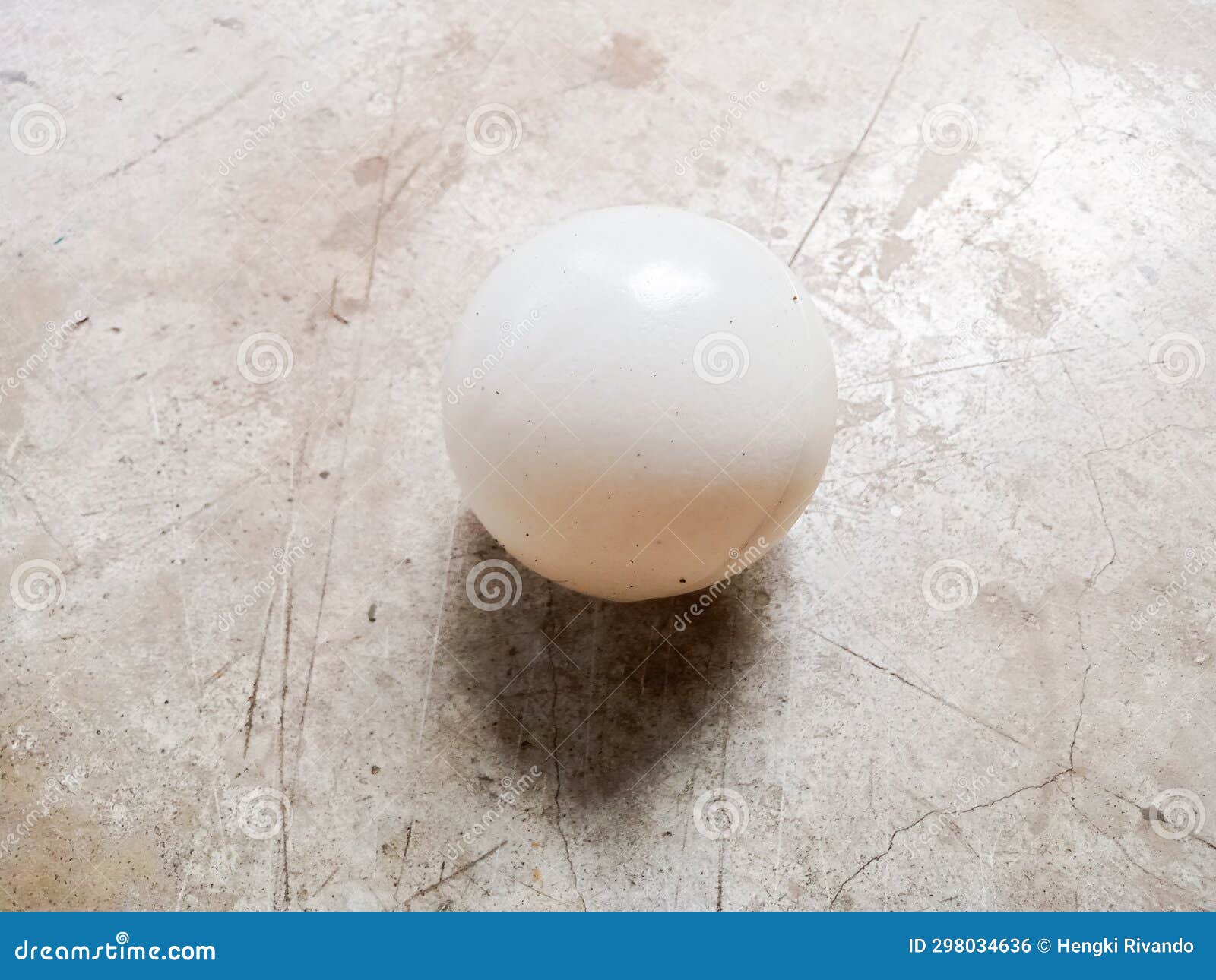 Small white plastic ball stock photo. Image of decorative 298034636