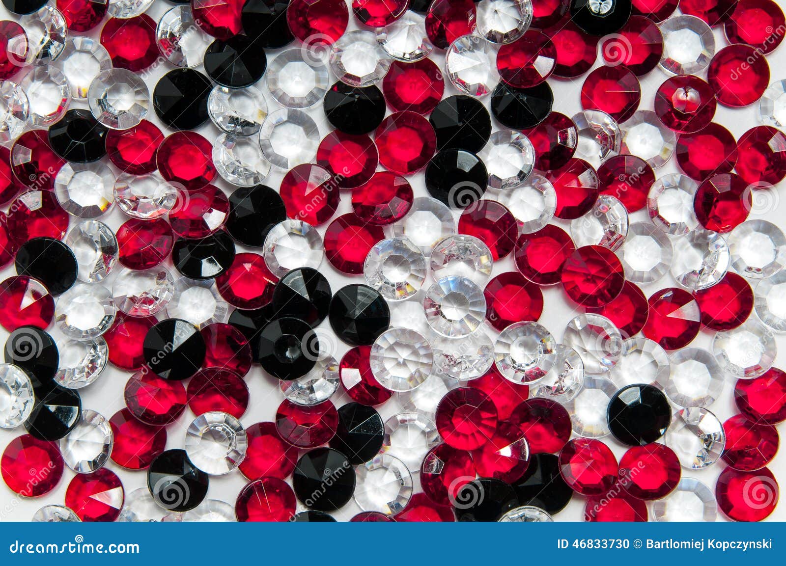 Small White, Red and Black Diamonds Stock Photo Image of happiness