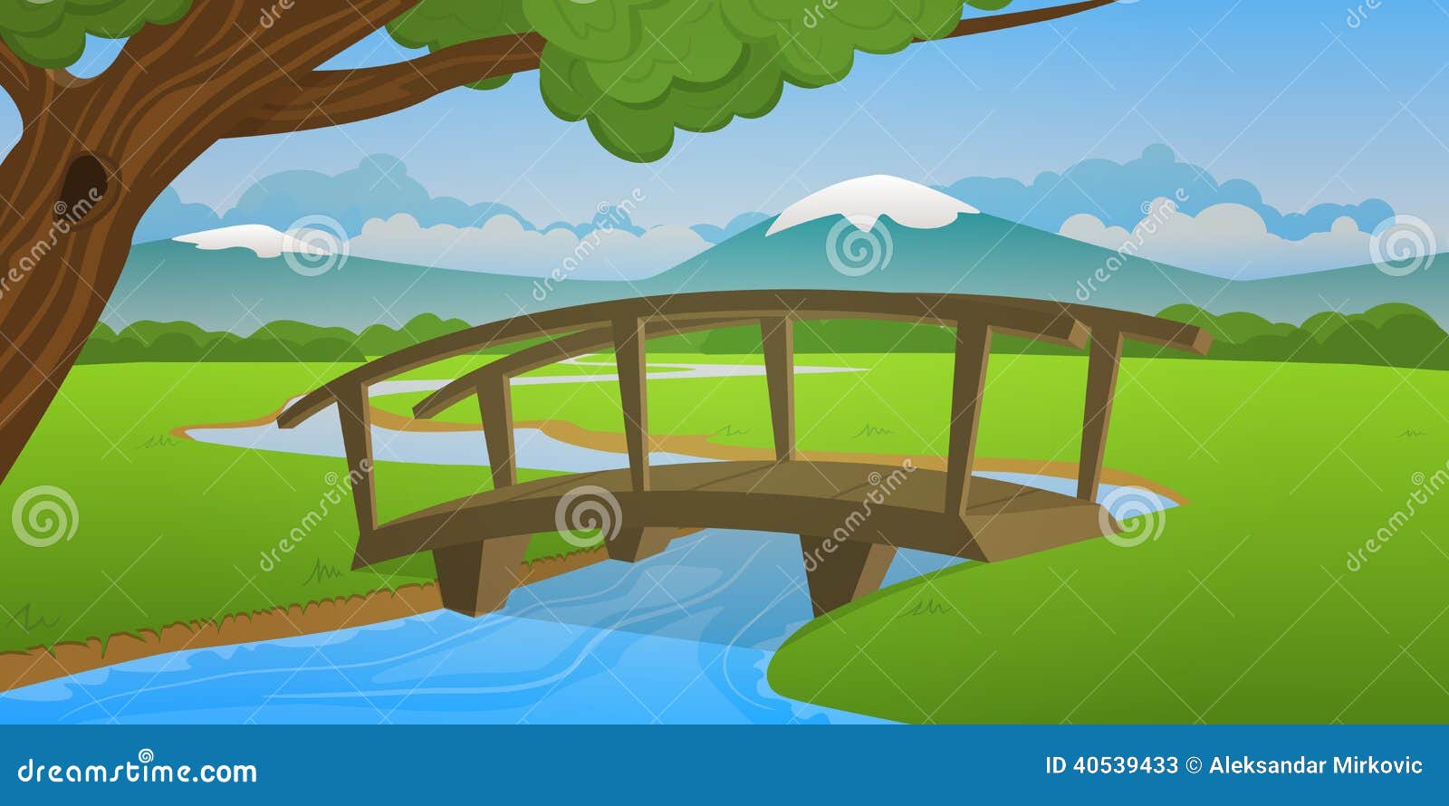 clipart bridge over river - photo #24