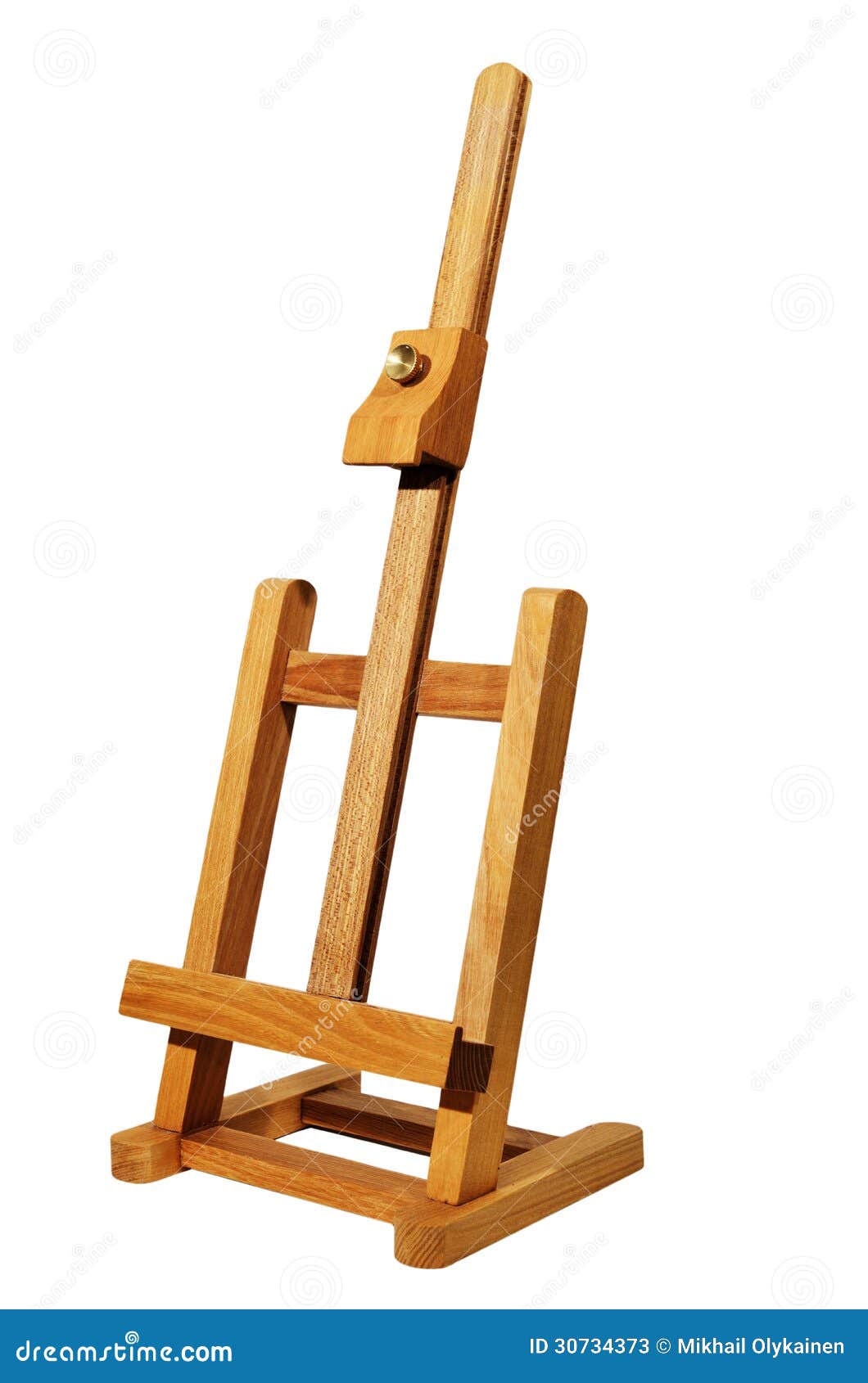 Small wooden easel stock image. Image of exhibition, drawing 30734373