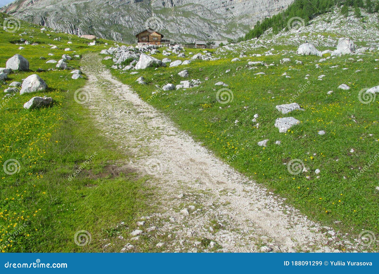 refugio, refuge mountain hut in the alps