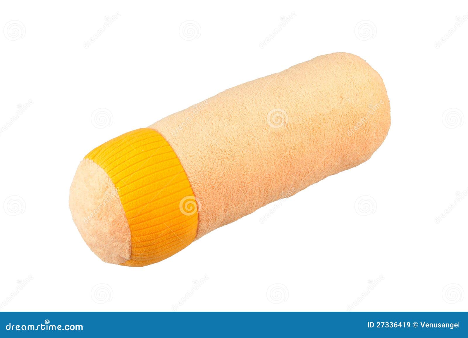 Small yellow bolster stock image. Image of comfortable 27336419