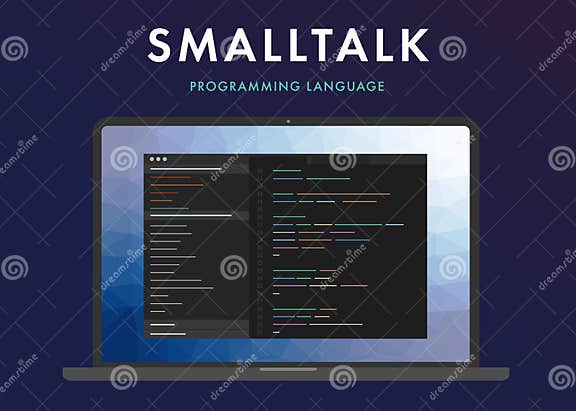 Smalltalk Programming Language Stock Vector - Illustration of ...