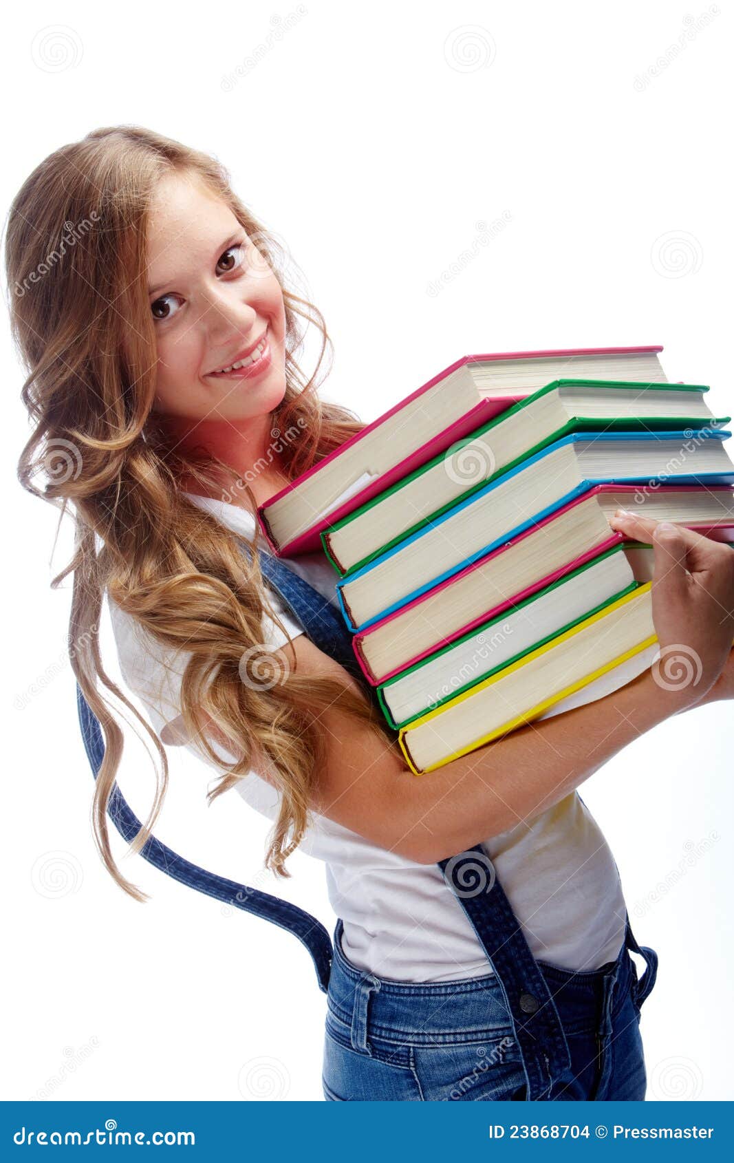 Smart girl stock photo. Image of girl, looking, education 23868704
