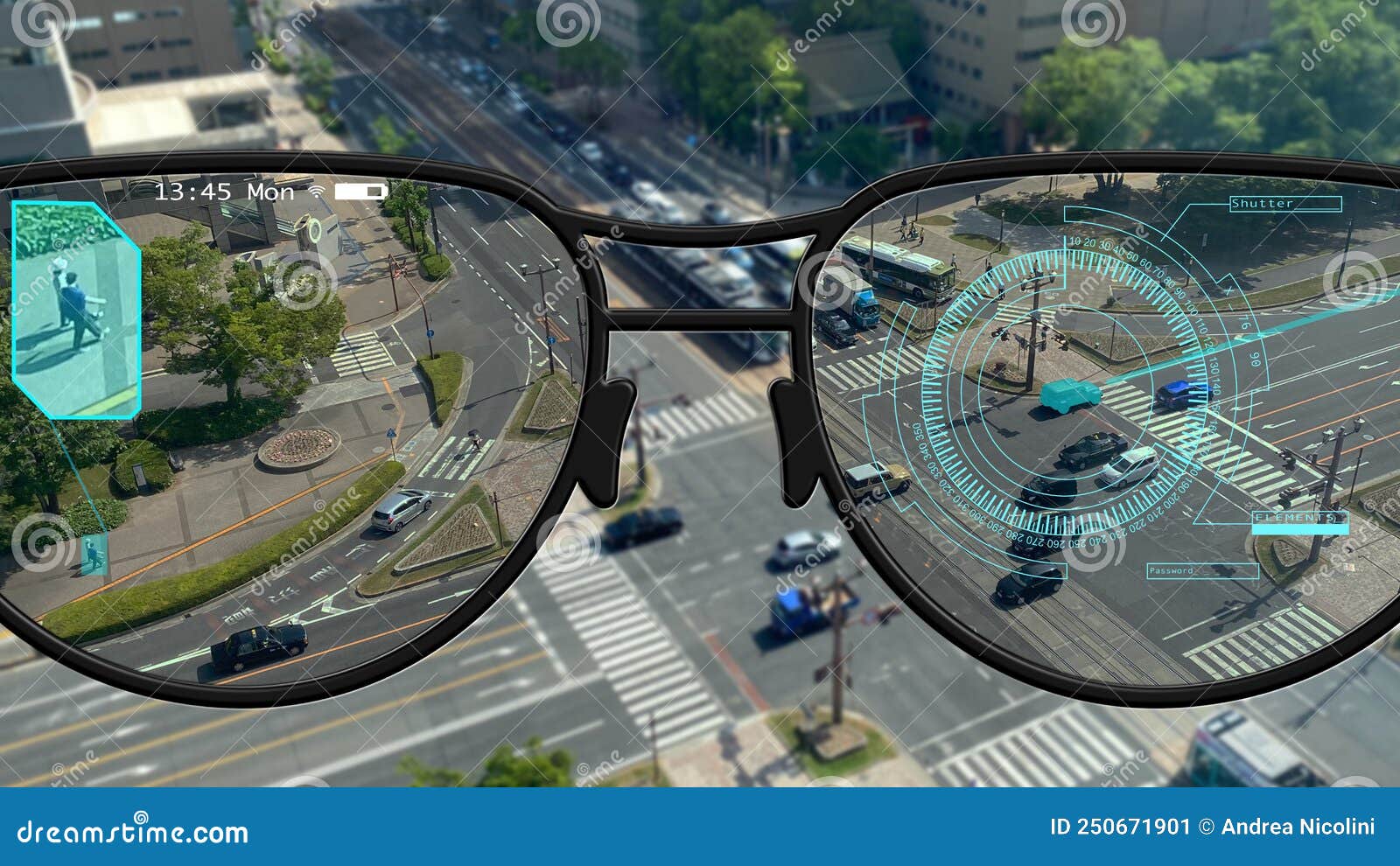 Smart Glasses, HUD, the Glasses of the Future in a Virtual Reality