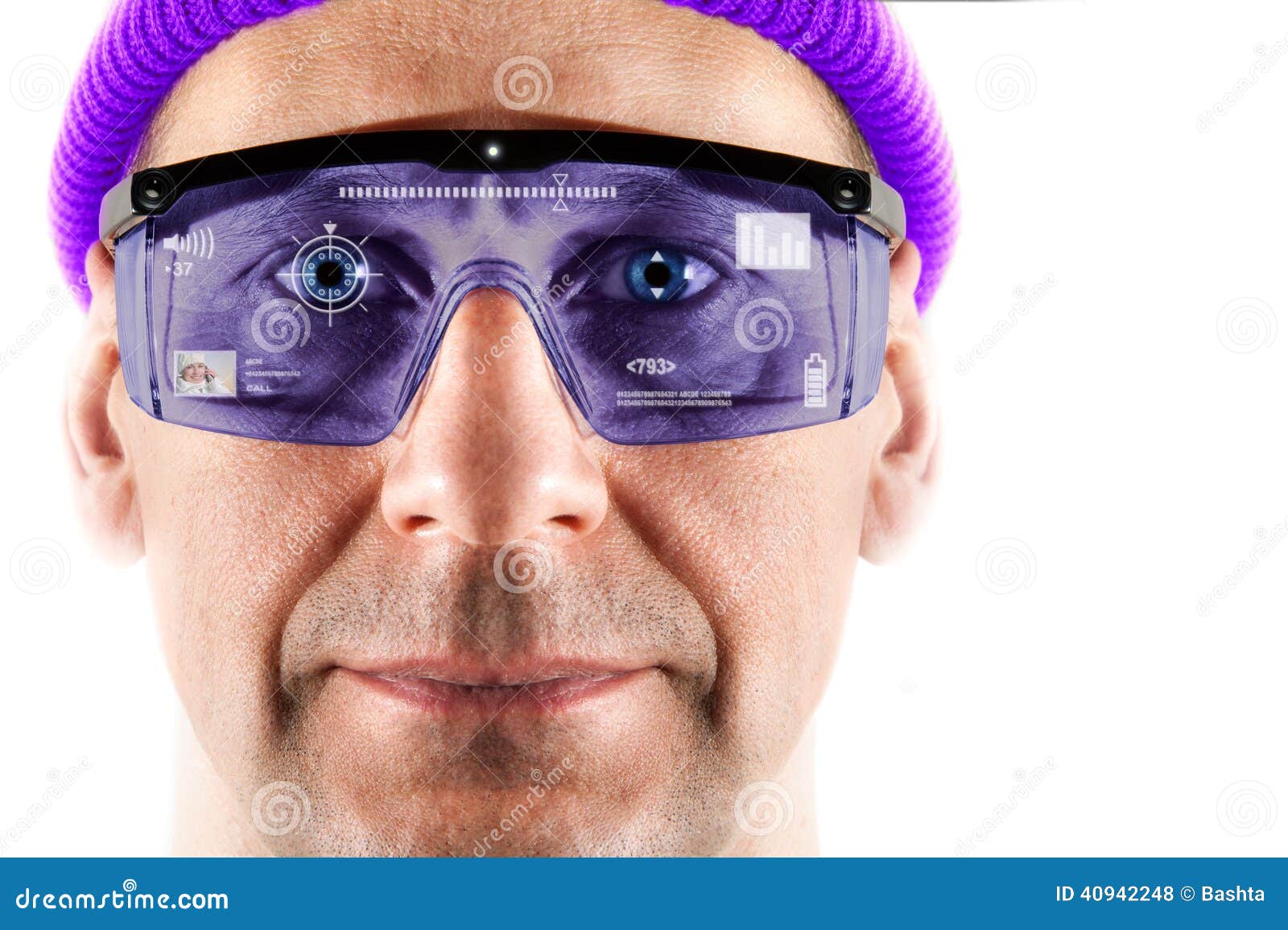 Smart glasses. stock photo. Image of camera, sunglasses 40942248