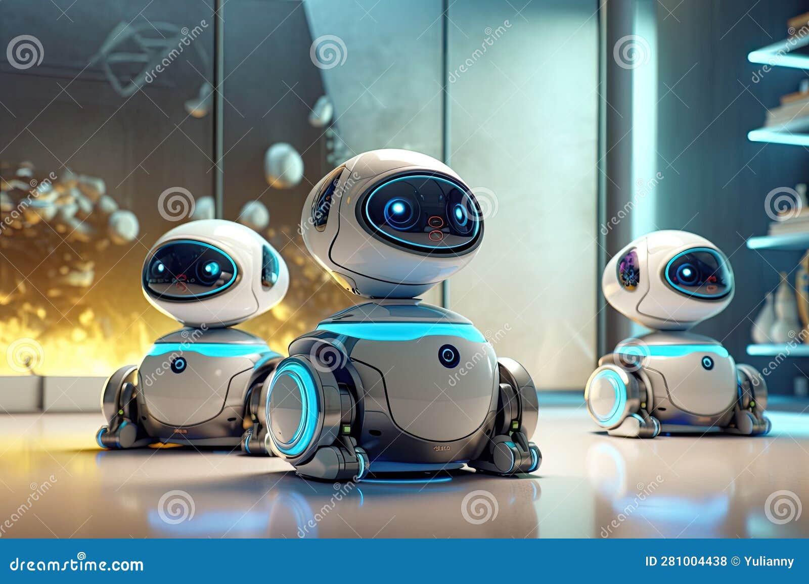 Smart Home Concept. Home Robot. Generative AI Stock Illustration ... Circuit Diagram