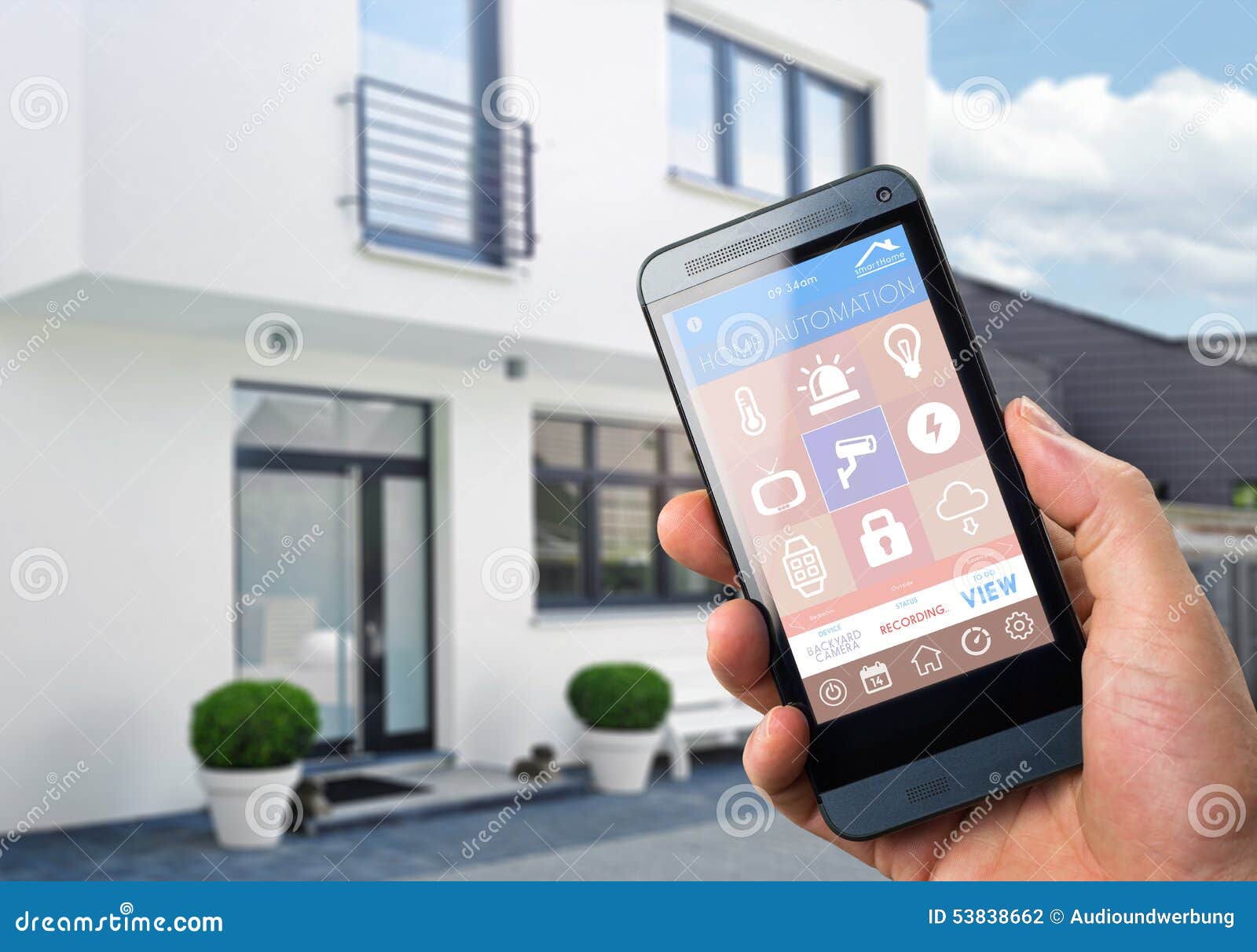 vector home alarm Smart Illustration Device Stock Home Control Home vector home alarm Smart Illustration Device Stock Home Control Home