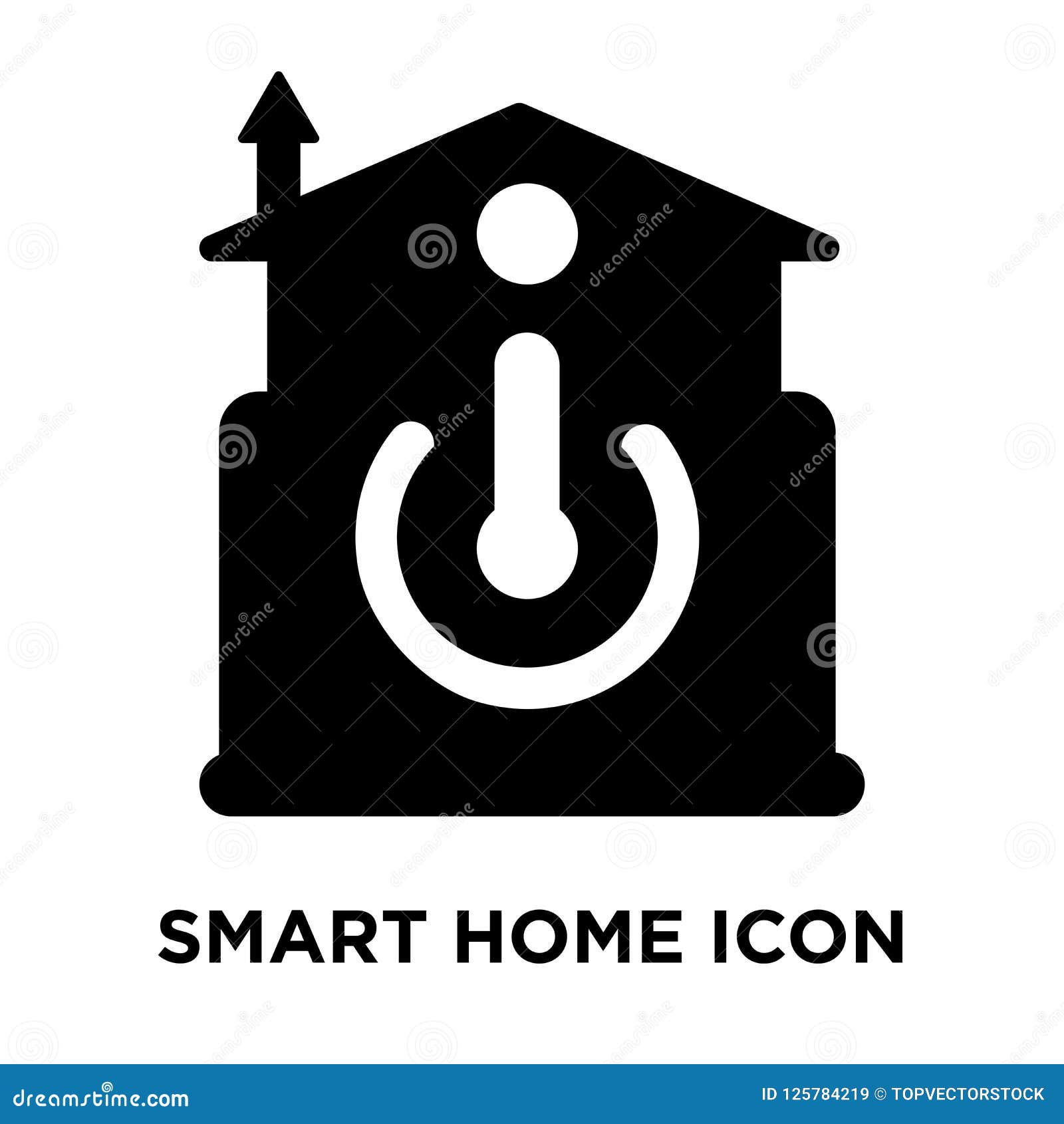 Download Smart Home Icon Vector Isolated On White Background, Logo ...