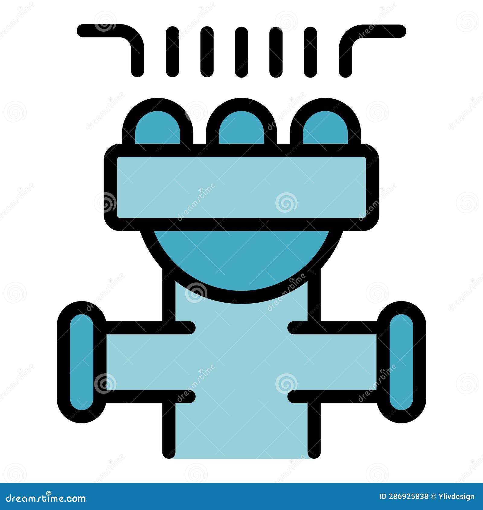 Irrigation Generic Outline Color icon