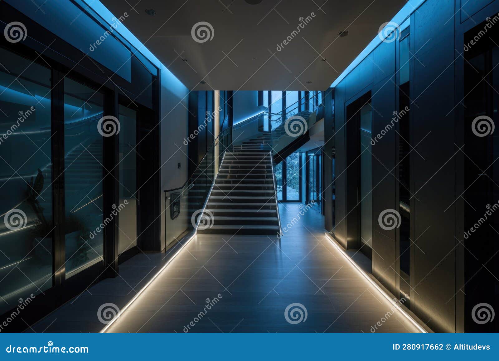 Smart Lighting System Integrated into Unique Architectural Design Circuit Diagram