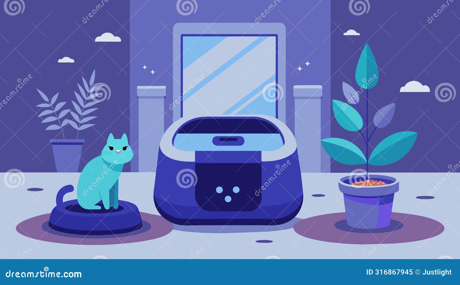 a smart litter box enclosure that automatically seals and deodorizes after each use keeping your home smelling fresh