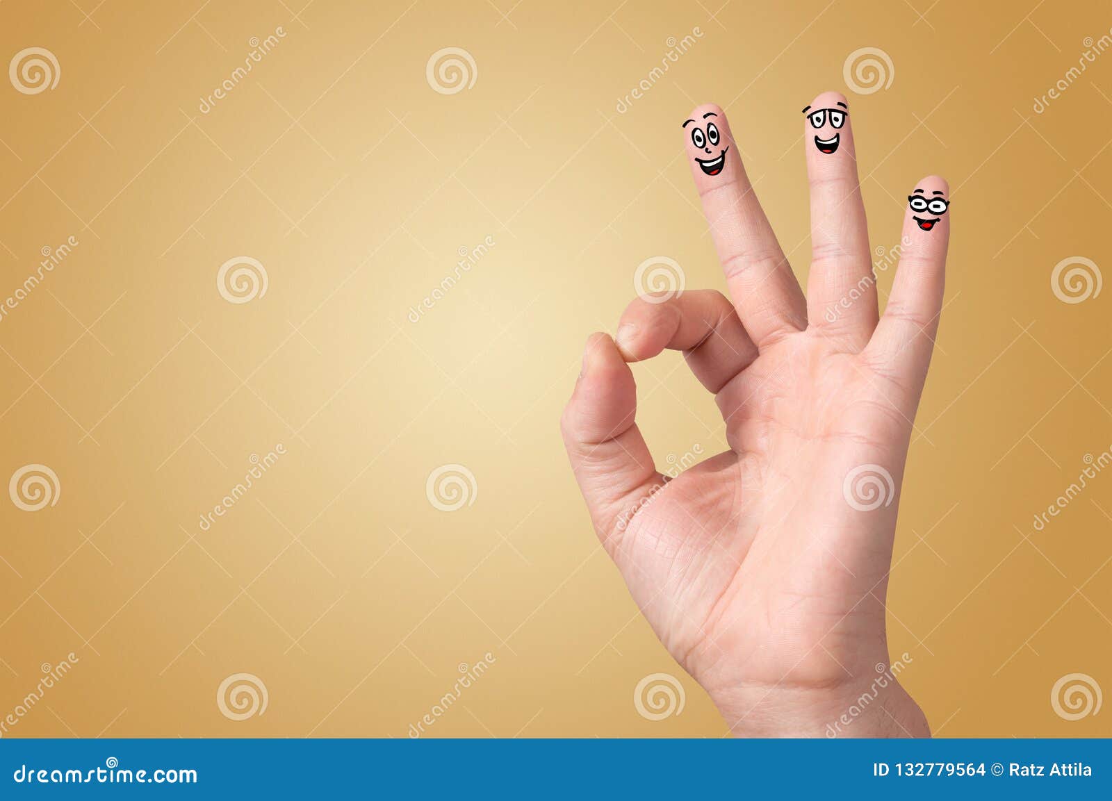 Smart Looking Fingers Smiling Stock Photo Image of association