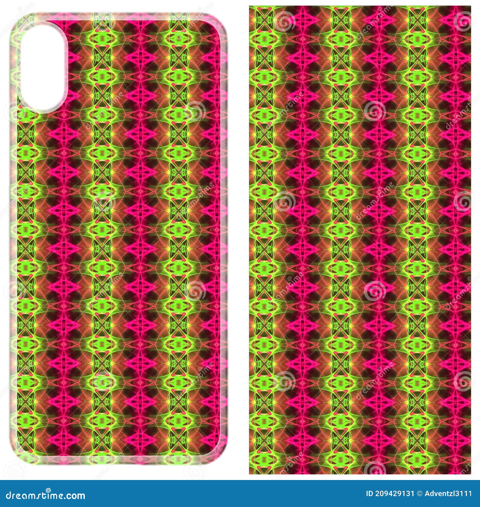 simple cover case  for smartphone and pattern texture background