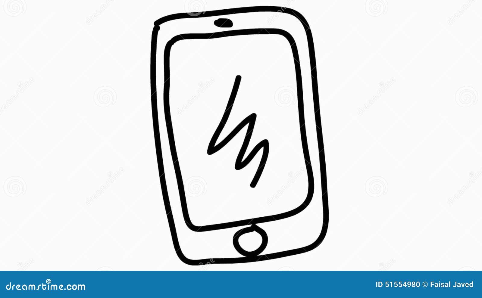Smart Phone Icon Cartoon Illustration Hand Drawn Animation Transparent  Stock Footage - Video of graphic, hand: 51554980