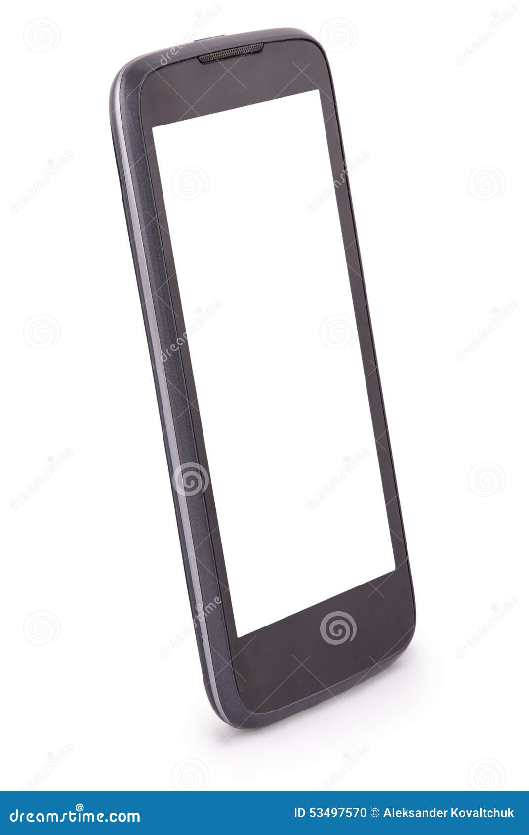 Smart Phone (Two clipping path). Smart Phone isolated on white. Two clipping path inside separately for phone and screen.